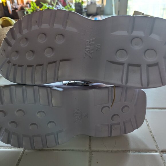 Zara AIR CHAMBER CLOGS Lilac | US Size  5½ (9.5 INCHES) - Picture 5 of 10